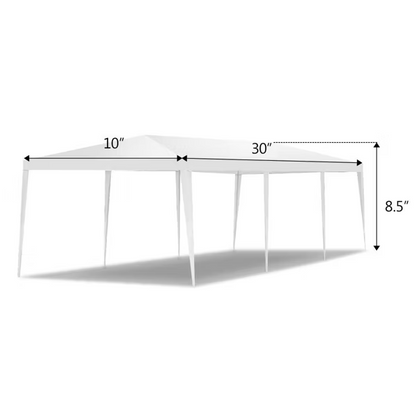 10' x 30' Outdoor Party Tent with 8 Removable Walls